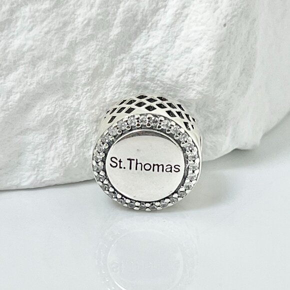 Pandora Sea Beach S925 Silver Bead Charm - Picture 4 of 9